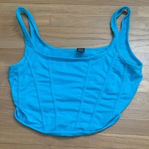 SHEIN Vibrant Blue Tank Top